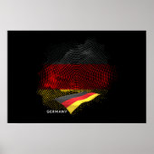 Deutsche Flagge Poster (Vorne)