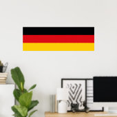 Deutsche Flagge Poster (Heimbüro)
