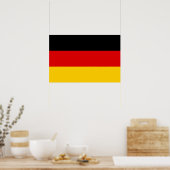 Deutsche Flagge Poster (Küche)
