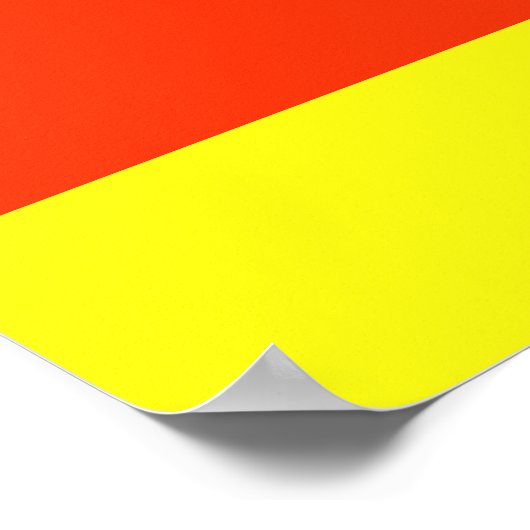 Deutsche Flagge Poster (Ecke)