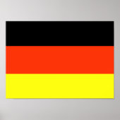 Deutsche Flagge Poster (Vorne)