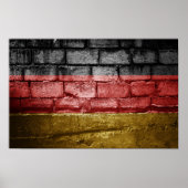 Deutsche Flagge Poster (Vorne)