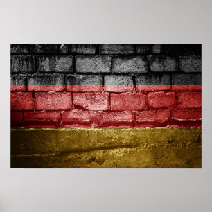 Deutsche Flagge Poster