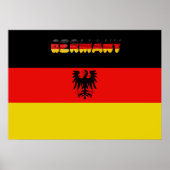 Deutsche Flagge Poster (Vorne)