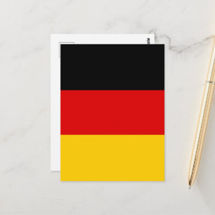 Deutsche Flagge Postkarte