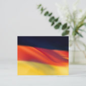 Deutsche Flagge Postkarte (Stehend Vorderseite)