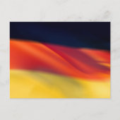 Deutsche Flagge Postkarte (Vorderseite)