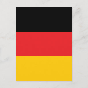 Deutsche Flagge Postkarte