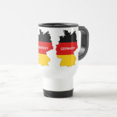 deutsche Flagge Reisebecher (VorderseiteRechts)