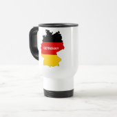 deutsche Flagge Reisebecher (Vorderseite Links)