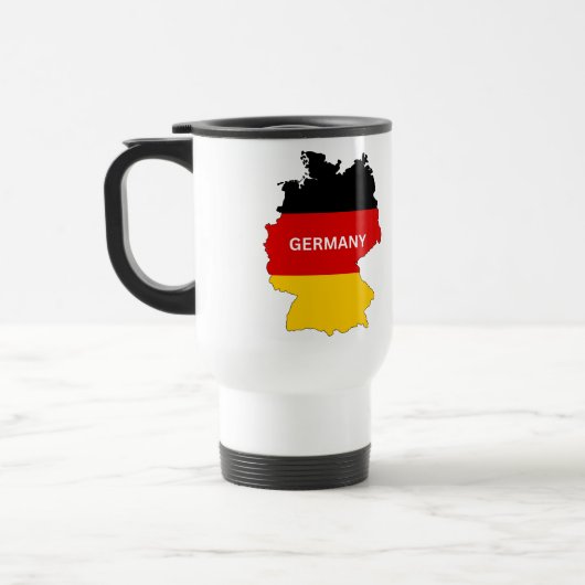 deutsche Flagge Reisebecher (Links)