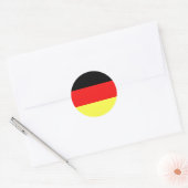 Deutsche Flagge Runder Aufkleber (Umschlag)