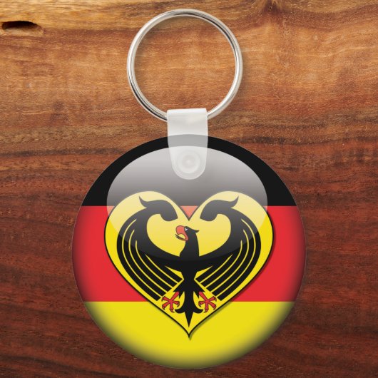 Deutsche Flagge Schlüsselanhänger (Vorderseite)