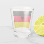 Deutsche Flagge Schnapsglas (Rückseite)