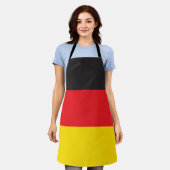 Deutsche Flagge Schürze (Getragen)
