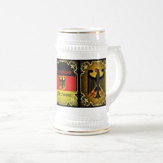 Deutsche Flagge, Schwarzadler, Deutschland Für Imm Bierglas