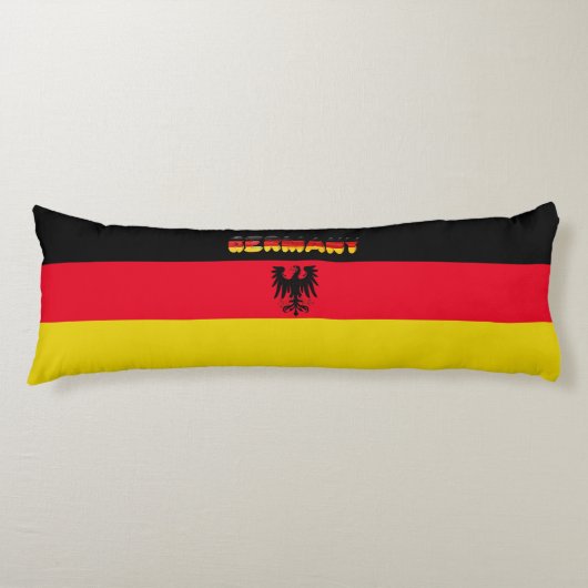 Deutsche Flagge Seitenschläferkissen (Vorderseite)