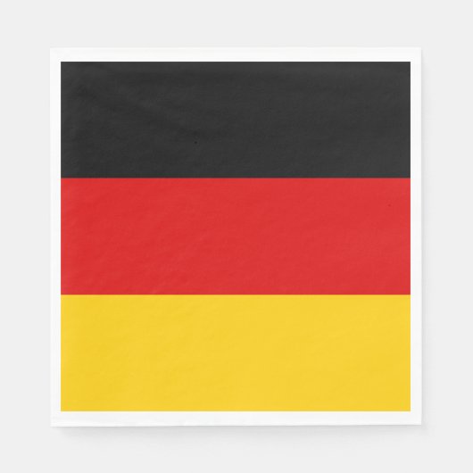 Deutsche Flagge Serviette (Vorderseite)