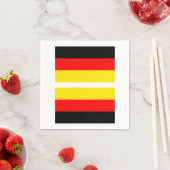 Deutsche Flagge Serviette (Beispiel)