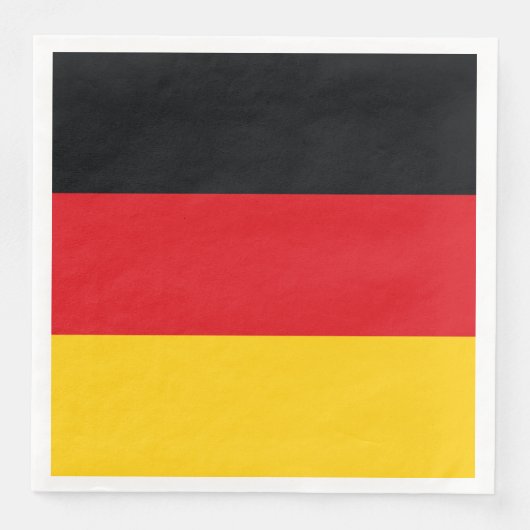 Deutsche Flagge Serviette (Vorderseite)