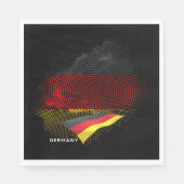 Deutsche Flagge Serviette (Vorderseite)