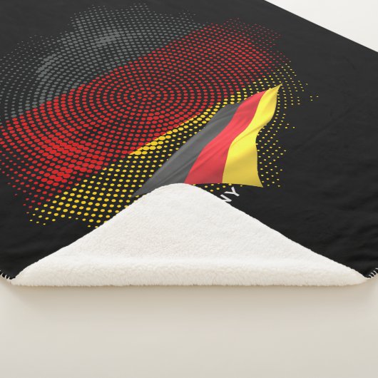 Deutsche Flagge Sherpadecke (3/4)