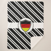 Deutsche Flagge Sherpadecke (Vorderseite)