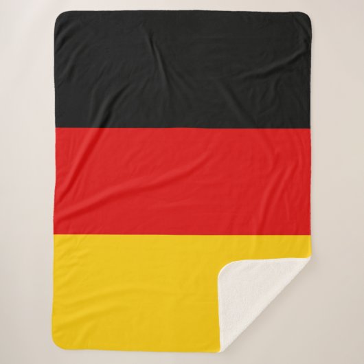 Deutsche Flagge Sherpadecke (Vorderseite)