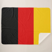 Deutsche Flagge Sherpadecke (Vorderseite (Horizontal))