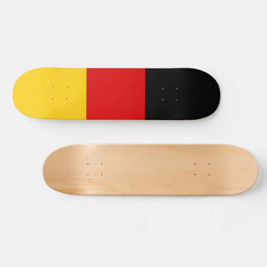Deutsche Flagge Skateboard (Horizontal)