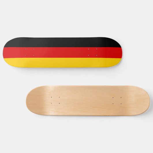Deutsche Flagge Skateboard (Horizontal)
