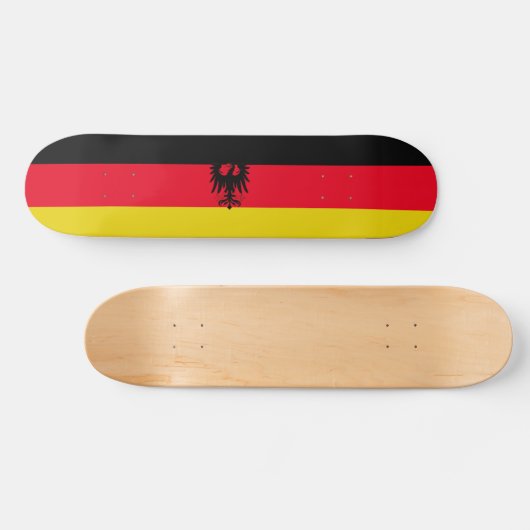 Deutsche Flagge Skateboard (Horizontal)