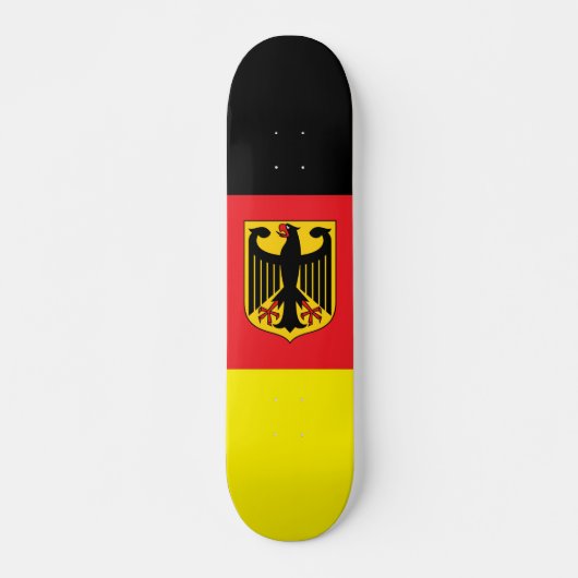 Deutsche Flagge Skateboard (Vorne)