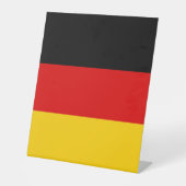 Deutsche Flagge Sockelschild (Vorderseite)