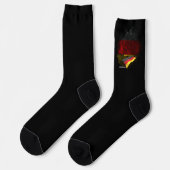 Deutsche Flagge Socken (Linkes Detail)