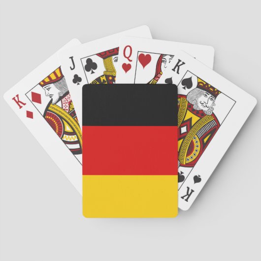 Deutsche Flagge Spielkarten (Rückseite)