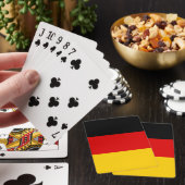 Deutsche Flagge Spielkarten (In Situ)