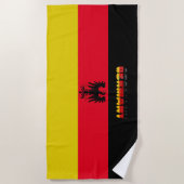 Deutsche Flagge Strandtuch (Vorderseite)