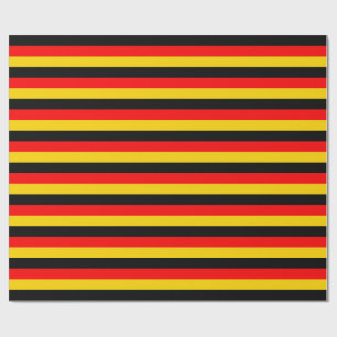 deutsche Flagge Streifen Land Symbol rot gelb bla Geschenkpapier