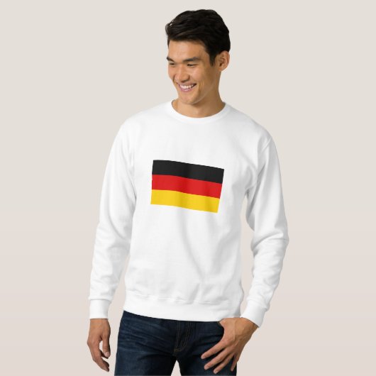 Deutsche Flagge Sweatshirt (Vorne ganz)