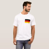 Deutsche Flagge T-Shirt (Vorne ganz)