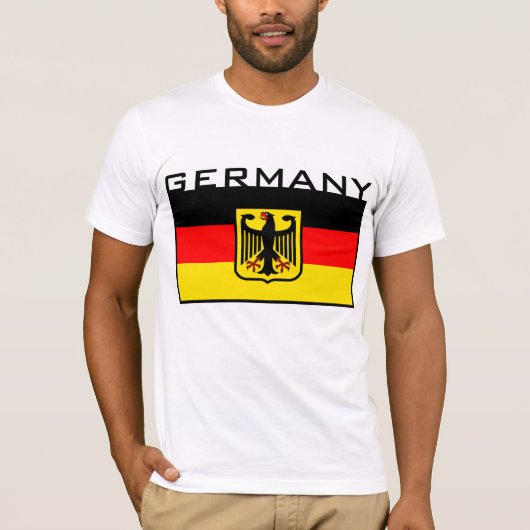 Deutsche Flagge T-Shirt (Vorderseite)