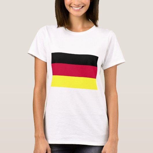 Deutsche Flagge T-Shirt (Vorderseite)