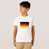 Deutsche Flagge T-Shirt (Vorne ganz)