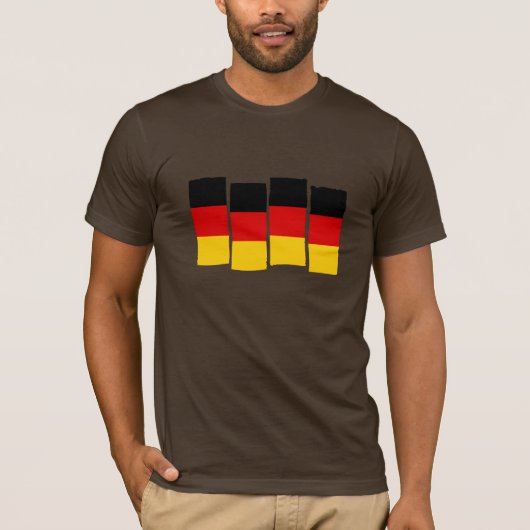Deutsche Flagge T-Shirt (Vorderseite)