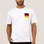 Deutsche Flagge T-Shirt (Vorderseite)