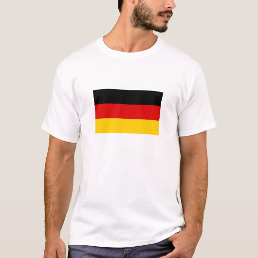 Deutsche Flagge T-Shirt (Vorderseite)