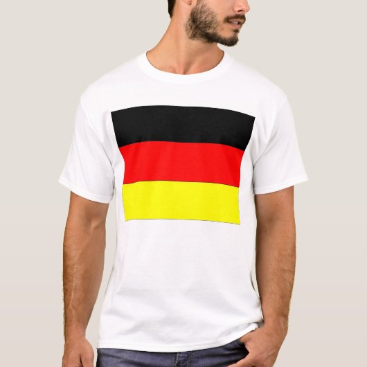 Deutsche Flagge T-Shirt (Vorderseite)