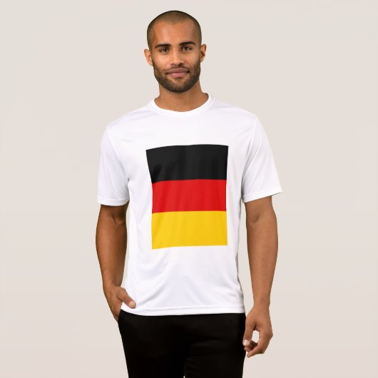 Deutsche Flagge T-Shirt (Vorne ganz)