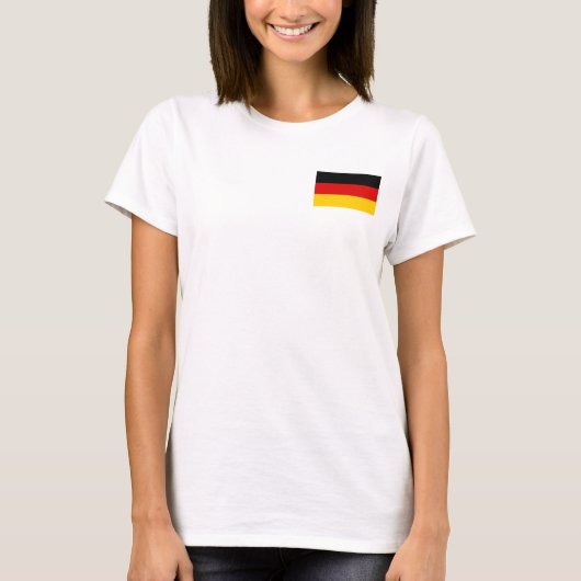 Deutsche Flagge T-Shirt (Vorderseite)